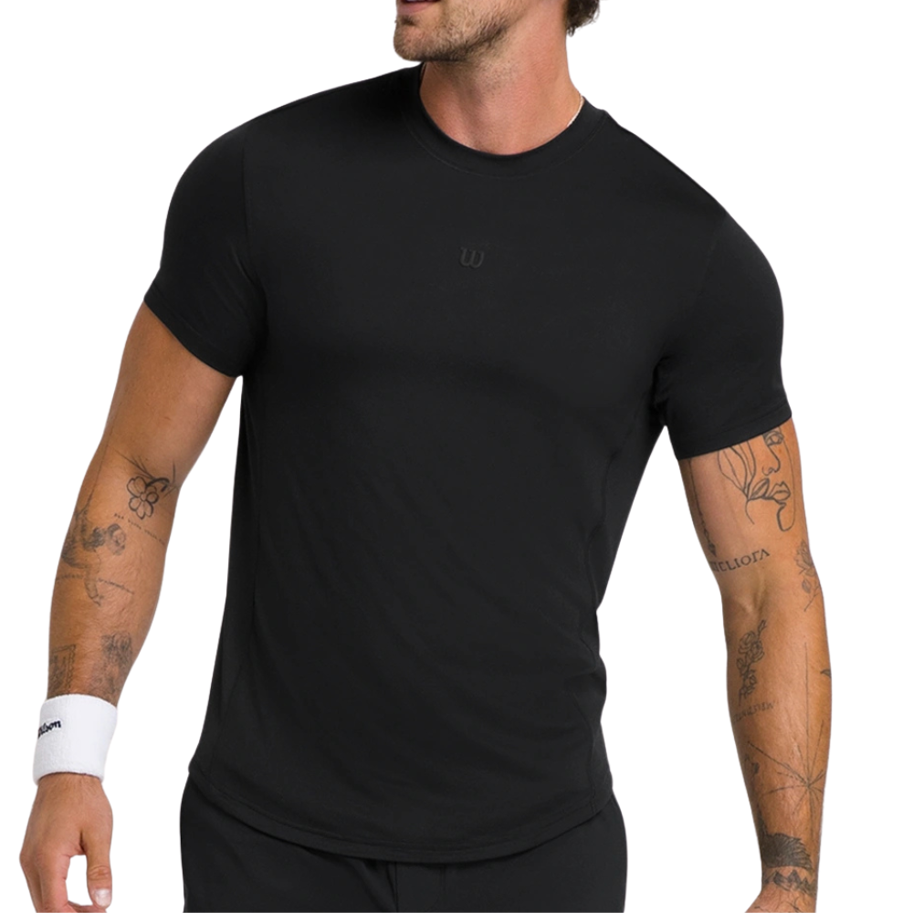 T-shirt Wilson Everyday Performance Tee Black - Esprit Padel Shop