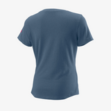T-shirt Wilson Love Earth Bleu dos - Esprit Padel Shop