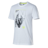 T-shirt Wilson NYC Aerial Tech Tee Blanc - Esprit Padel Shop