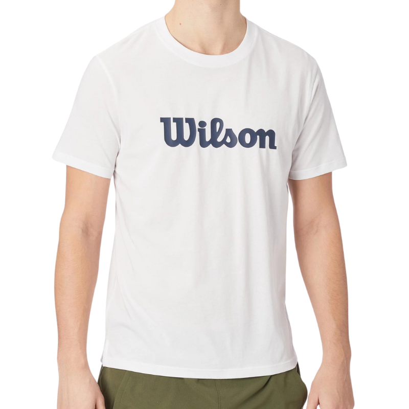 T-shirt Wilson Team Graphic Tee Script Blanc - Esprit Padel Shop