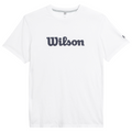 Camiseta Wilson Team Graphic Tee Script blanca