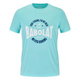 T-shirt Babolat Exercice Graphic Tee Bleu 2024 face - Esprit Padel Shop