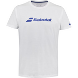 T-shirt Babolat Exercice Tee Blanc 2024 face - Esprit Padel Shop