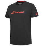 T-shirt Babolat Exercice Tee noir 2024 3q - Esprit Padel Shop