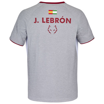 T-shirt Babolat Play Crew Neck Tee Lebron Blanc dos - Esprit Padel Shop