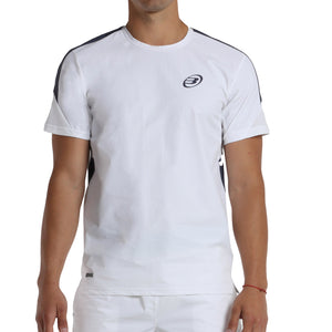 T-shirt Bullpadel Niue Blanc Face - Esprit Padel Shop