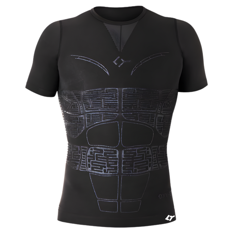 T-shirt de Compression Floky Oxy-Gen Noir - Esprit Padel Shop