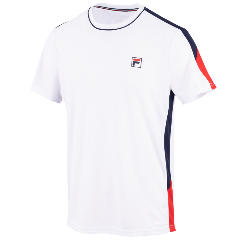 T-shirt Fila Gabriel Blanc - Esprit Padel Shop