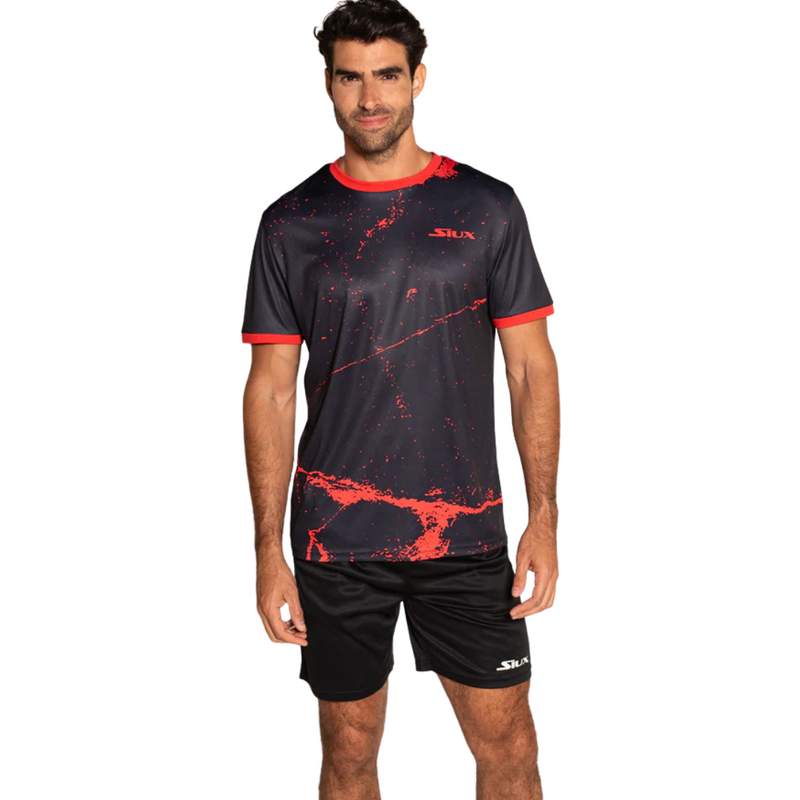 T-shirt Siux Splash Noir - Esprit Padel Shop