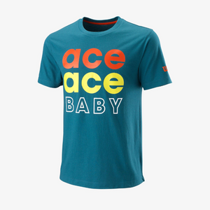 T-shirt Wilson Ace Baby vert face - Esprit Padel Shop