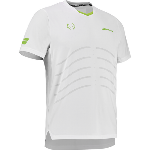 T-shirt Babolat Replica Crew Neck Lebron Blanc 2026 - Esprit Padel Shop