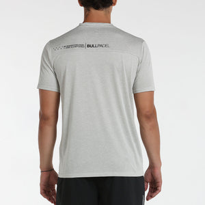T-Shirt Bullpadel Optar Gris Dos - Esprit Padel Shop