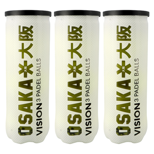 Tripack de 3 balles Osaka Vision - Esprit Padel Shop