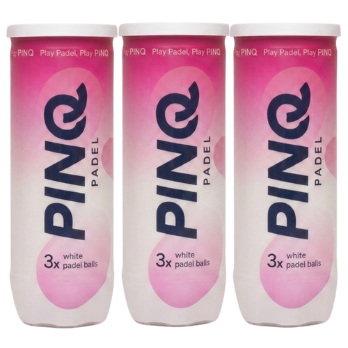 Tripack de 3 bolas PINQ Padel Branco - Esprit Padel Shop