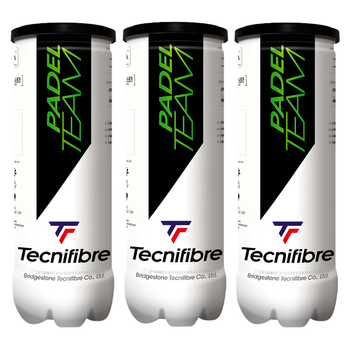Tripack de 3 balles Tecnifibre Team - Esprit Padel Shop