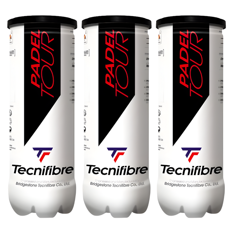 Tripack de 3 balles Tecnifibre Tour - Esprit Padel Shop