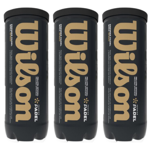 Tripack de 3 balles Wilson Premier Padel Speed - Esprit Padel Shop