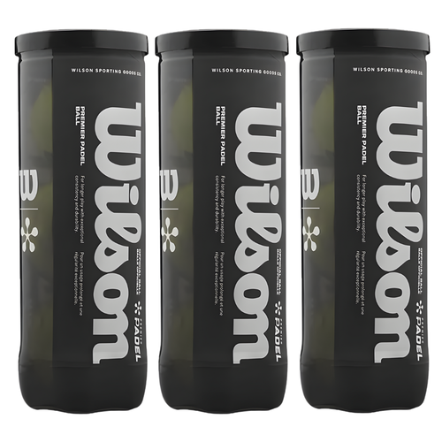 Tripack de 3 balles Wilson Premier Padel - Esprit Padel Shop