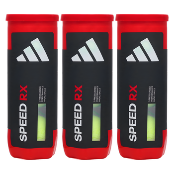 Tripack de 3 balles Adidas Speed RX - Esprit Padel Shop