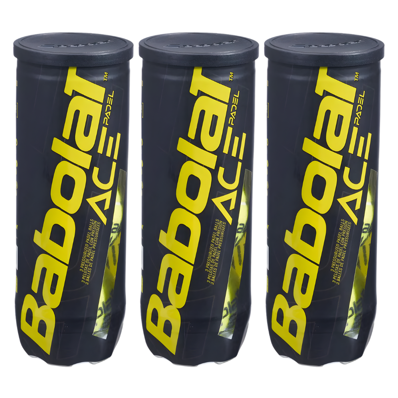 Tripack de 3 balles Babolat Ace - Esprit Padel Shop