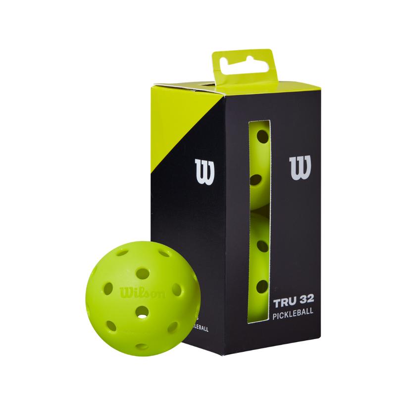 Tube de 2 balles de Pickleball Wilson TRU 32 - Esprit Padel Shop