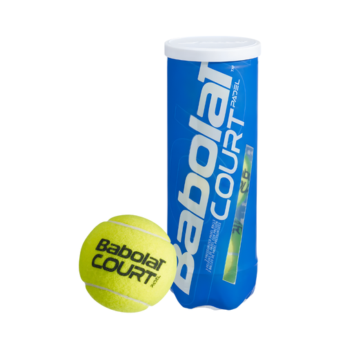 Tube de 3 balles Babolat Court - Esprit Padel Shop