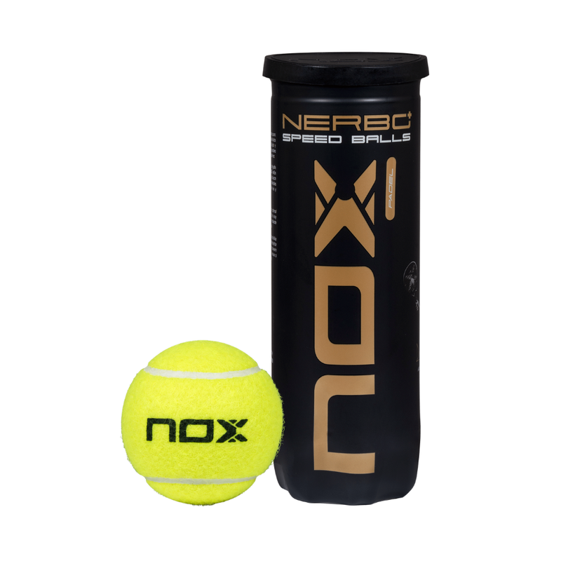 Tube de 3 balles Nox Nerbo+ Speed - Esprit Padel Shop