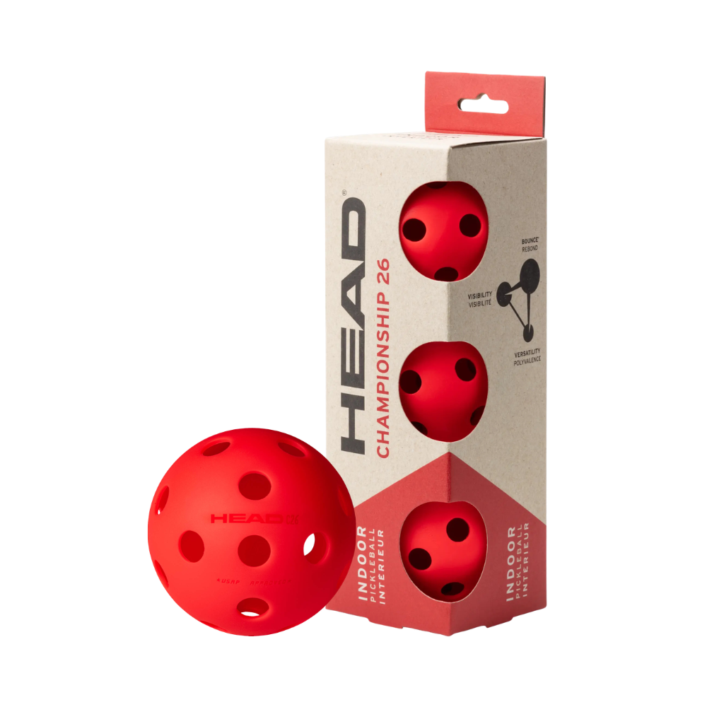 Can of 3 Head Championship 26 Pickleball balls  - Esprit Padel Shop