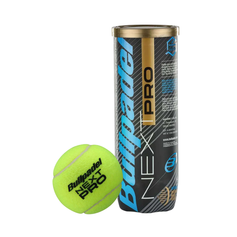 Tube de 3 balles Bullpadel Next Pro - Esprit Padel Shop