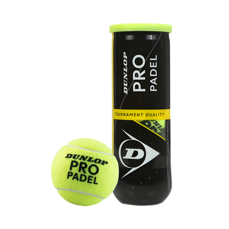 Tube de 3 balles Dunlop Pro Padel - Esprit Padel Shop