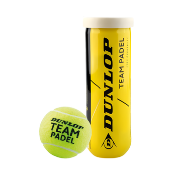 Tube de 3 balles Dunlop Team Padel - Esprit Padel Shop