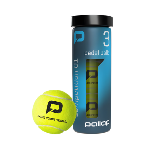 Tube de 3 balles Pallap Padel Competition 1 - Esprit Padel Shop