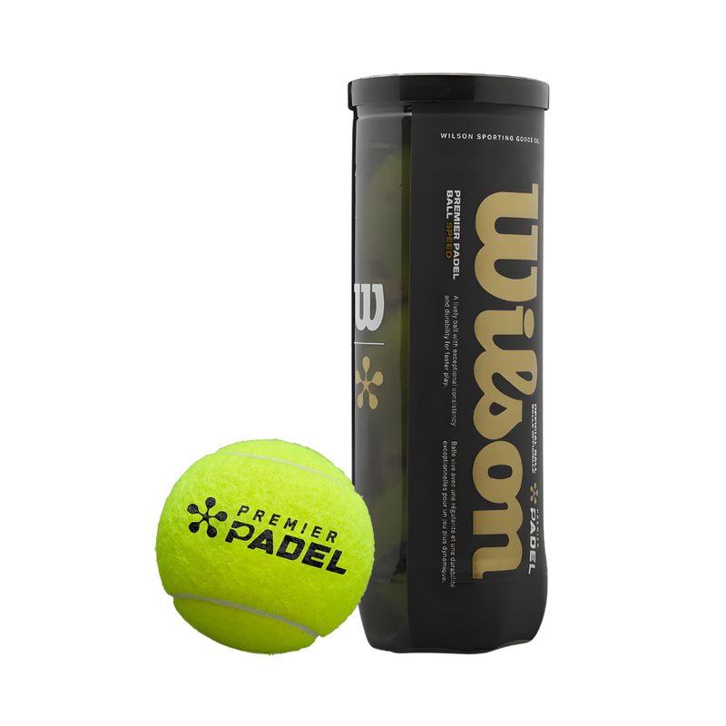 Tube de 3 balles Wilson Premier Padel Speed - Esprit Padel Shop