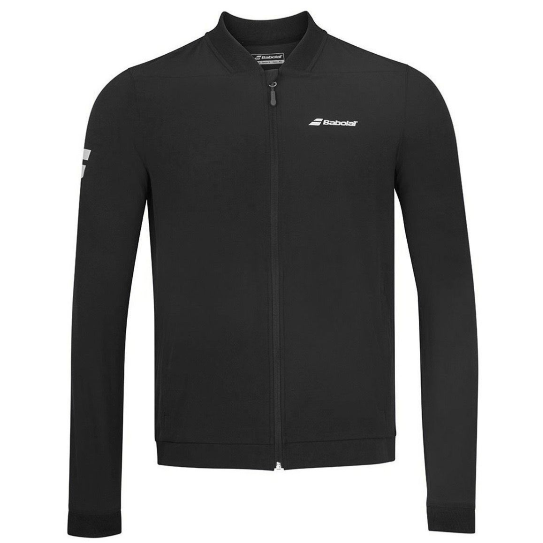Giacca Babolat Play Jacket Nera Junior - Esprit Padel Shop