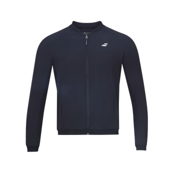 Veste Babolat Play Jacket Noir Femme Face - Esprit Padel Shop