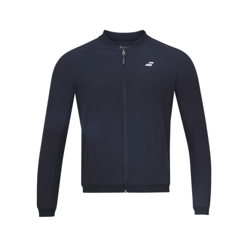 Veste Babolat Play Jacket Noir Femme Face - Esprit Padel Shop