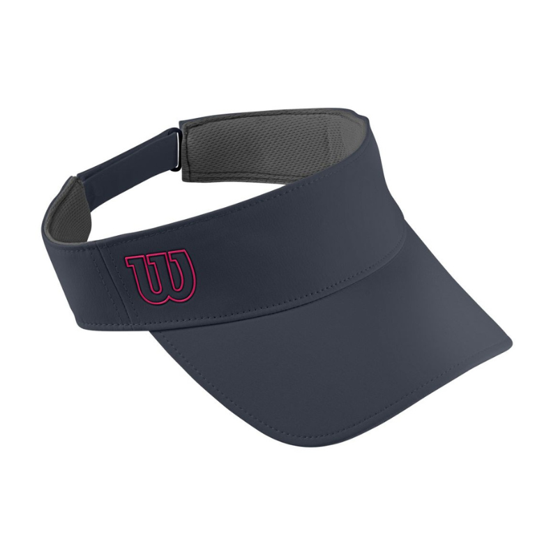 Visière Wilson Ultra Light Noir Face - Esprit Padel Shop