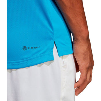 T-shirt Adidas Club Tee Bleu zoom - Esprit Padel Shop 