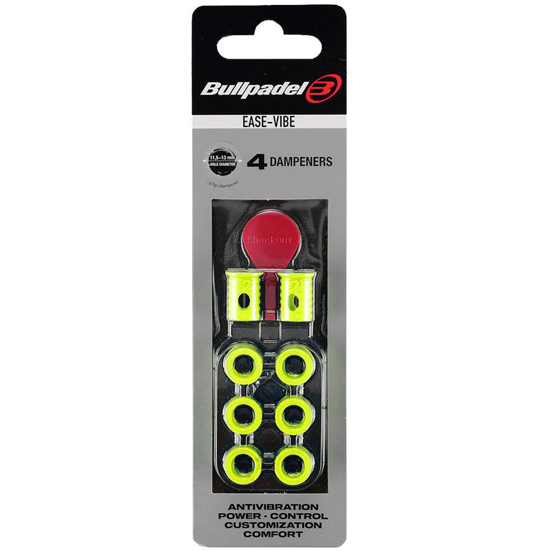 Antivibrateurs Bullpadel  Ease Vibe x4 Jaune - Esprit Padel Shop