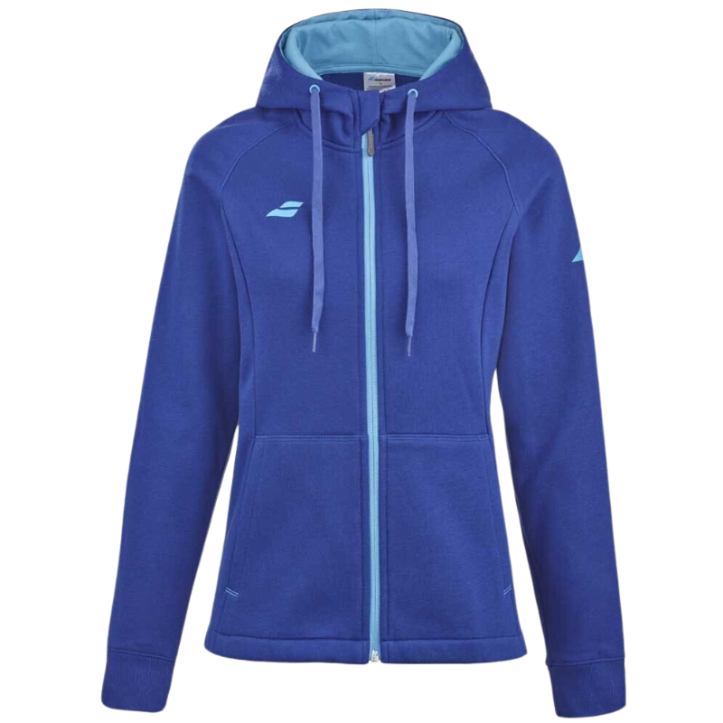 Veste Babolat Exercise Hood Jacket Bleu Femme - Esprit Padel Shop