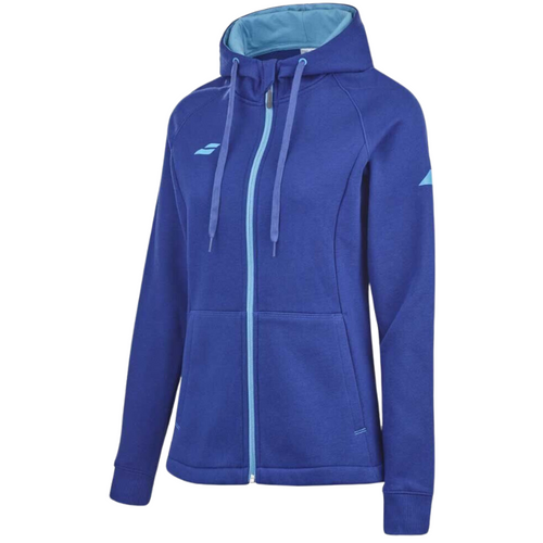 Veste Babolat Exercise Hood Jacket Bleu Femme - Esprit Padel Shop