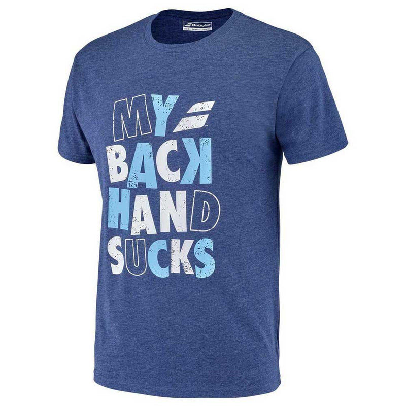 T-shirt babolat Exercice Message Tee bleu 3q - Esprit Padel Shop