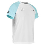T-shirt Babolat Juan Lebron crew neck tee blanc 3q - Esprit Padel Shop