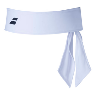 Bandeau Babolat Tie Headband blanc - Esprit Padel Shop