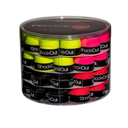 Boîte de 60 surgrips Shockout Feel and Touch Multicolore - Esprit Padel Shop