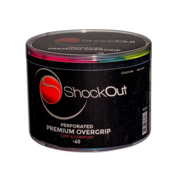 Boîte de 60 surgrips Shockout Feel and Touch Multicolore - Esprit Padel Shop