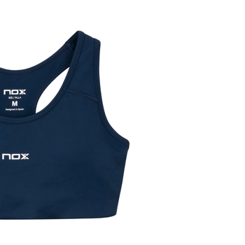 Brassière Nox Team Bleu Marine Femme - Esprit Padel Shop