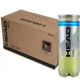 Carton de 24 tubes de balles Head Padel Pro+ - Esprit Padel Shop