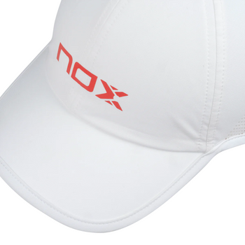 Casquette Nox Blanc/Rouge - Esprit Padel Shop