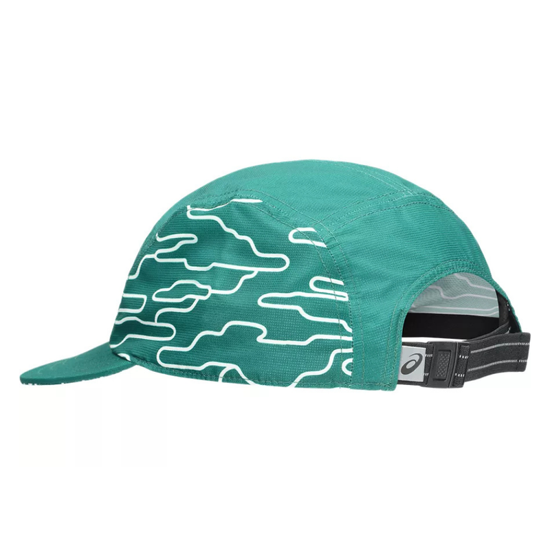 Casquette Asics Padel 5 Panel Cap Vert - Esprit Padel Shop